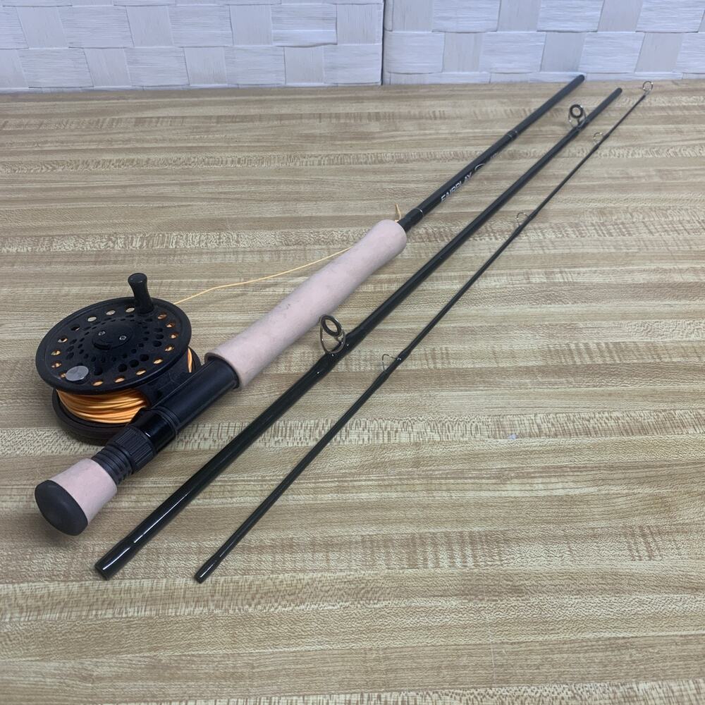 Cortland Fairplay 8' 8/9wt 4-Piece Fly Fishing Rod Cork Handle Black